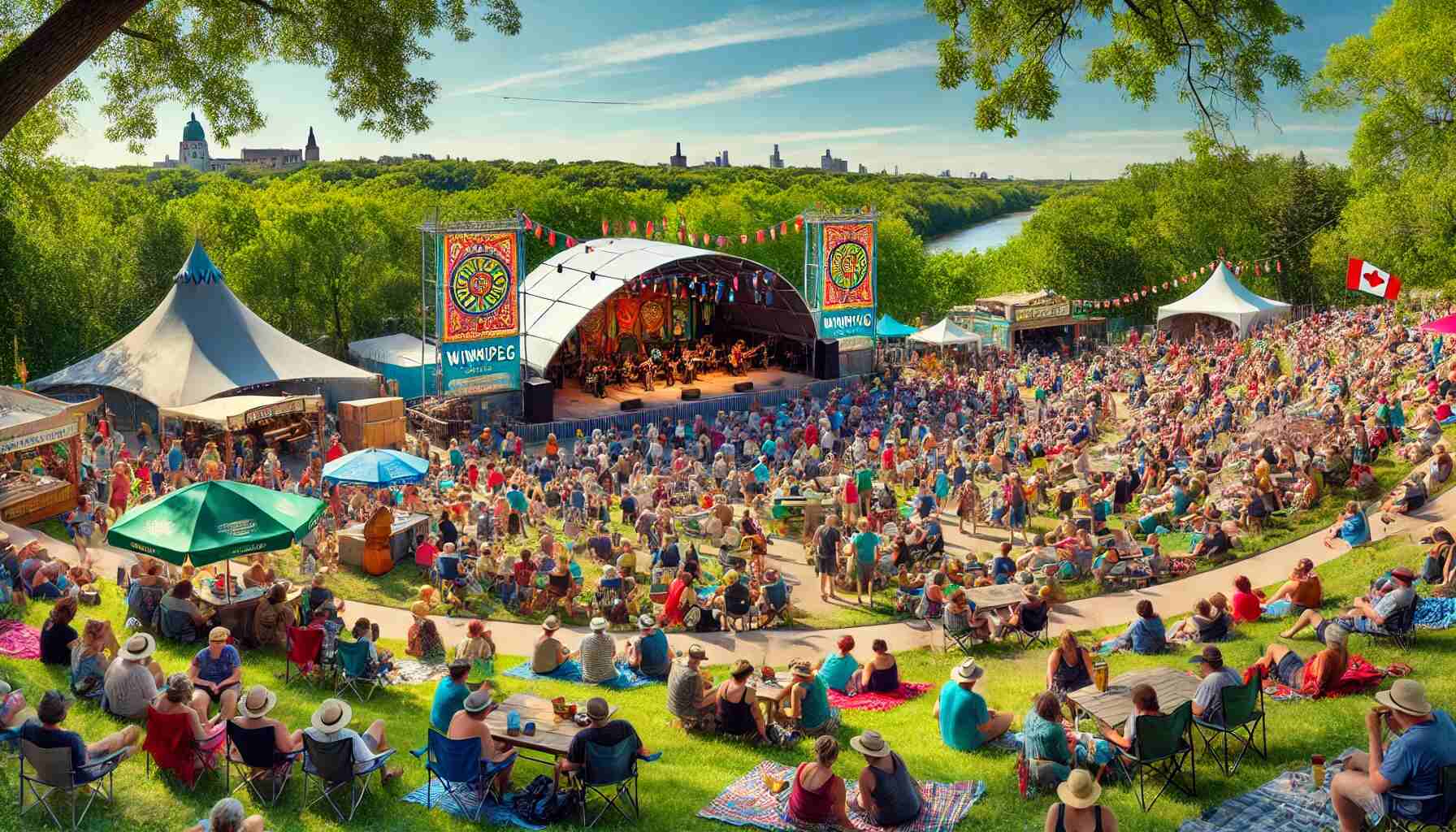 Vibrant festival scene in 2025