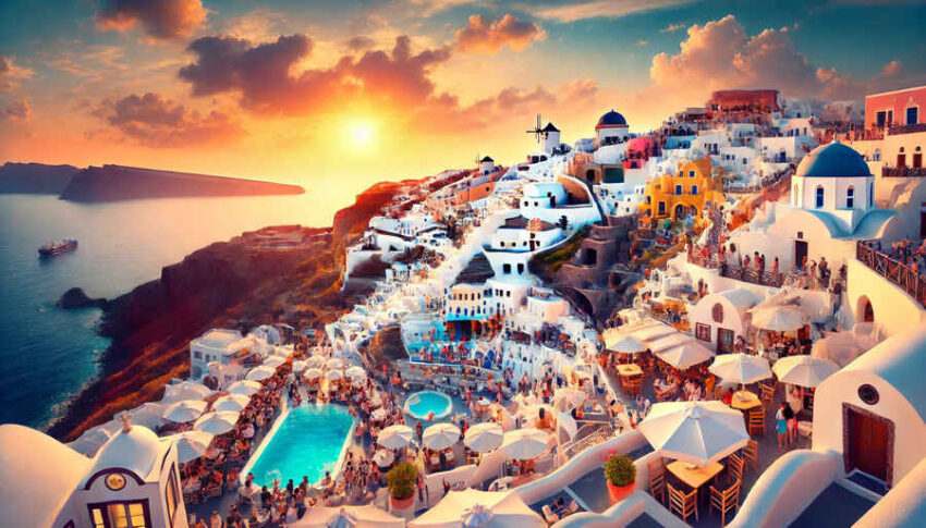 Santorini Is Currently Struggling With Overtourism; Visitors Not Welcomed