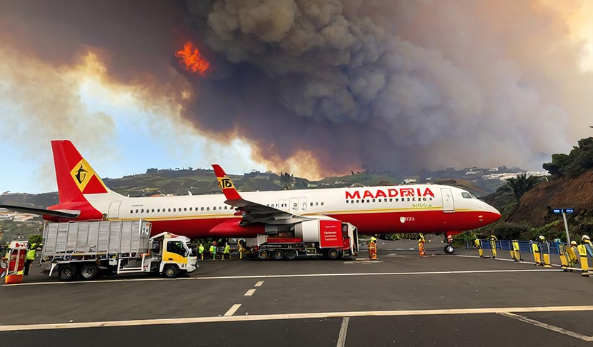 Tourists Stranded at Madeira Airport, Portugal as Wildfires Cause Perilous Travel Disruption, Maximum Flights Cancelled, Delayed, and Diverted