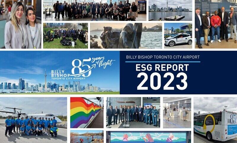 Billy Bishop Toronto City Airport Presents 2023 ESG Report, Featuring Innovations in Clean Energy and Data Collection