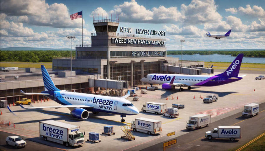 Breeze Airways Challenges Avelo Airlines with New East Coast Routes from New Haven