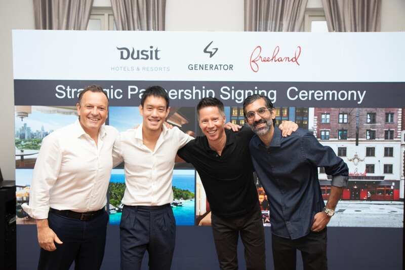 Dusit Hotels and Resorts Partners with Generator and Freehand Hotels to Drive Sustainable International Growth