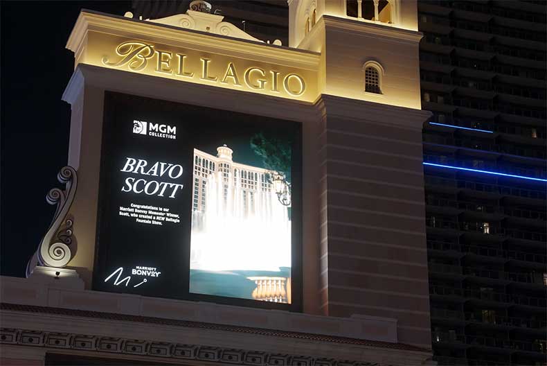 MGM Collection Debuts Historic Fountains of Bellagio Performance Created by a Visitor