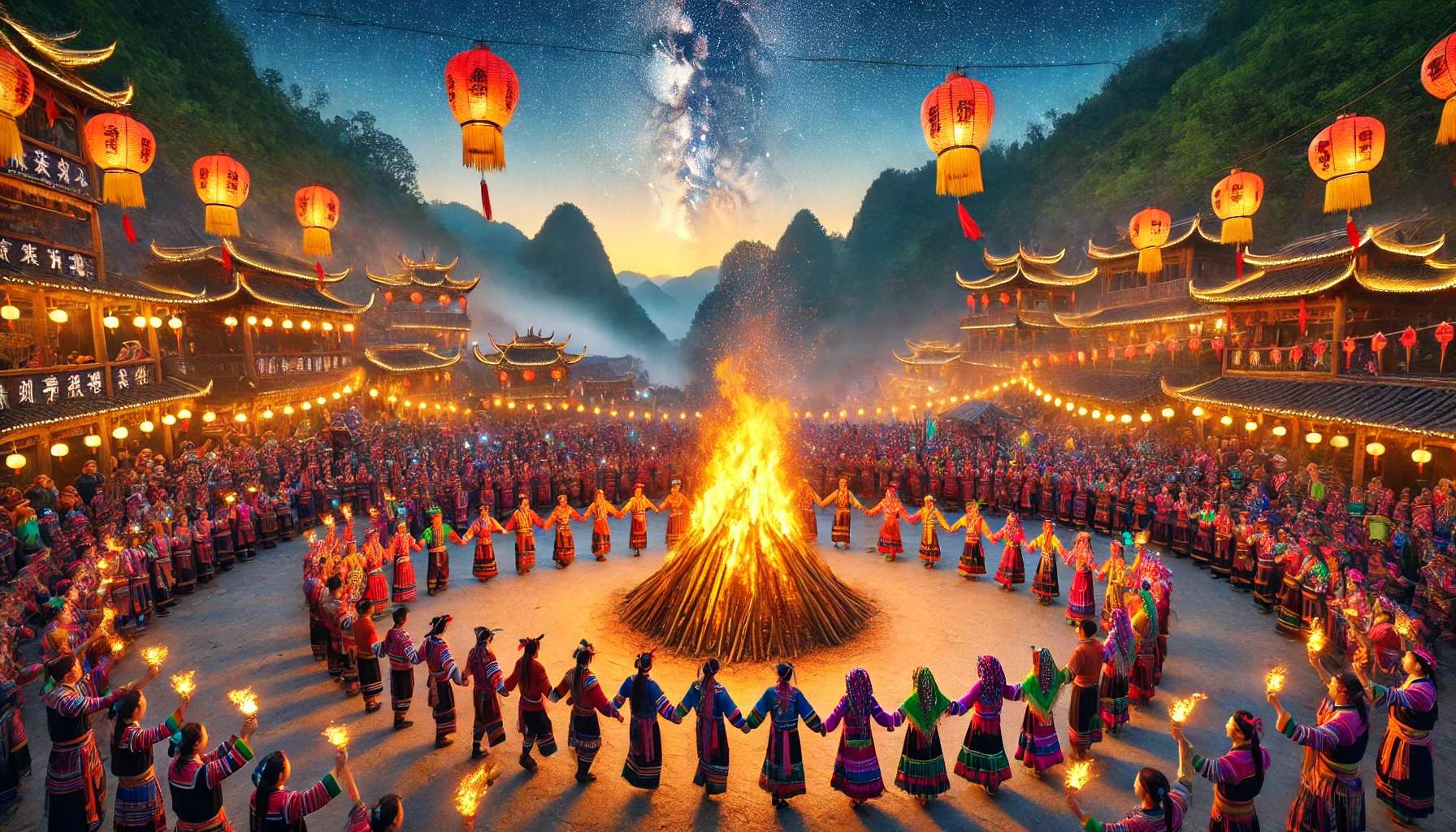 Xiaoliangshan Torch Festival celebrates its 8th year with vibrant traditions