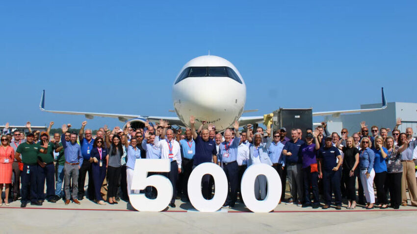 Mobile’s Airbus Facility Expands While Celebrating 500 Aircraft and a New Assembly Line