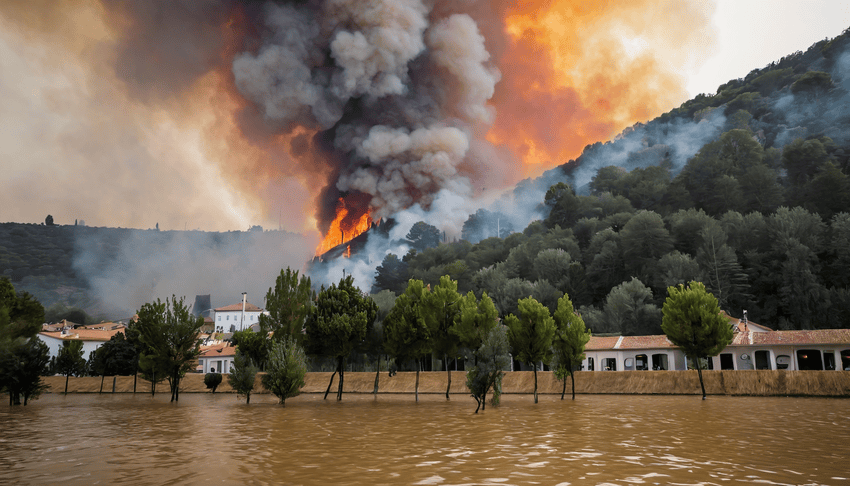 Europe Battles Wildfires and Floods: Portugal and Central Europe Face New Travel Disruptions Amid Climate Chaos