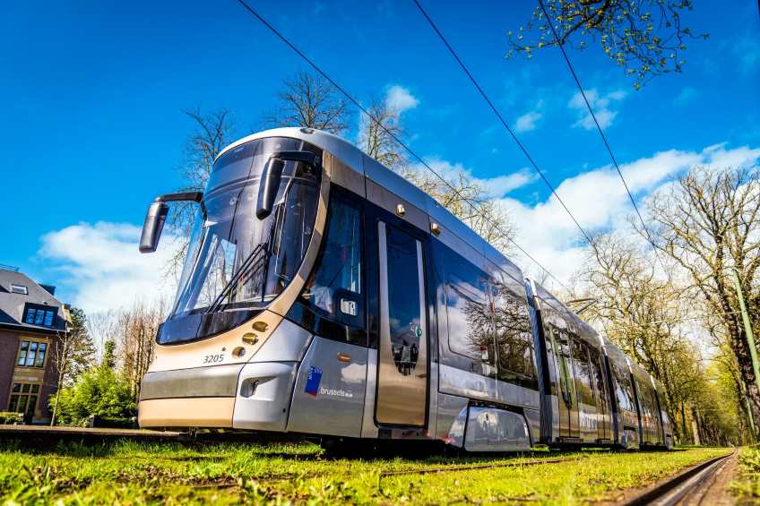 Brussels tram