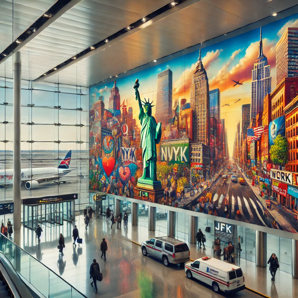 JFK Airport Enhances Travel Experience with Vibrant New Art Exhibit by Renowned Brooklyn Artist Ron Bass, Showcasing New York’s Cultural Spirit – Travel And Tour World