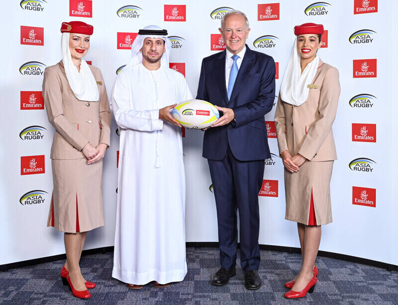 Emirates Partners with Asia Rugby to Drive Rugby Growth Across Asia Through 21 Tournaments in Three Years