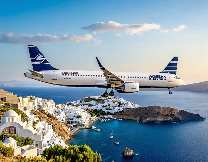 Aegean Airlines Launches New Greece-Istanbul Air Network for Summer 2025, Launching New Routes from Irakleion (Heraklion), Mykonos, Rhodes, and Thira (Santorini)