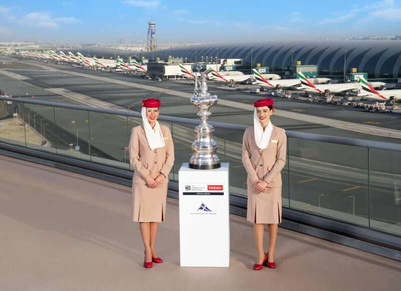 Emirates Flies The Iconic America’s Cup Trophy From Auckland To Barcelona To Welcome Fans For The 37th Electrifying Race Finale