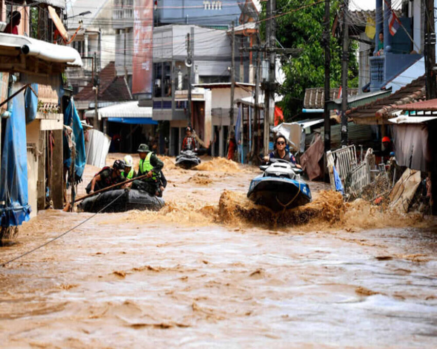 Travel Disrupted In Thailand As Torrential Floods Submerge Chiang Mai’s Popular Tourist City