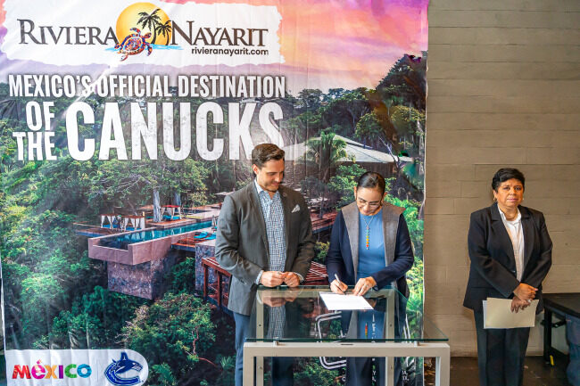 Nayarit and Vancouver Canucks Team Up in Strategic Tourism Partnership