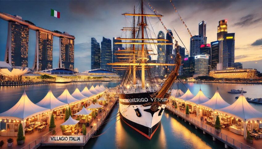 A Milestone in Maritime History: Amerigo Vespucci Arrives in Singapore for Its First Visit This October!