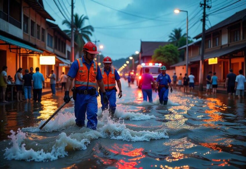 Chiang Mai in Emergency Response Mode as Ping River Overflows After Heavy Rains, Thailand