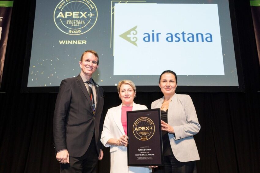 Air Astana Celebrates 2025 APEX Award Victory Highlighting Passenger-Centric Approach