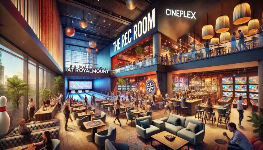 Montreal Welcomes The Rec Room And Cineplex Cinemas: Quebec’s Ultimate Entertainment Destination Opens In Royalmount