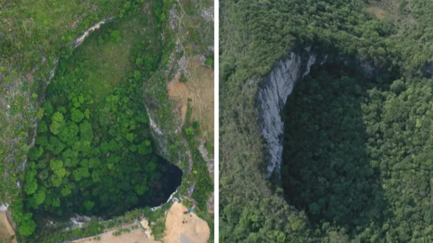 Guangxi’s Sinkholes: A Thrilling New Adventure Destination for Tourists, but at What Cost to the Ecosystems?