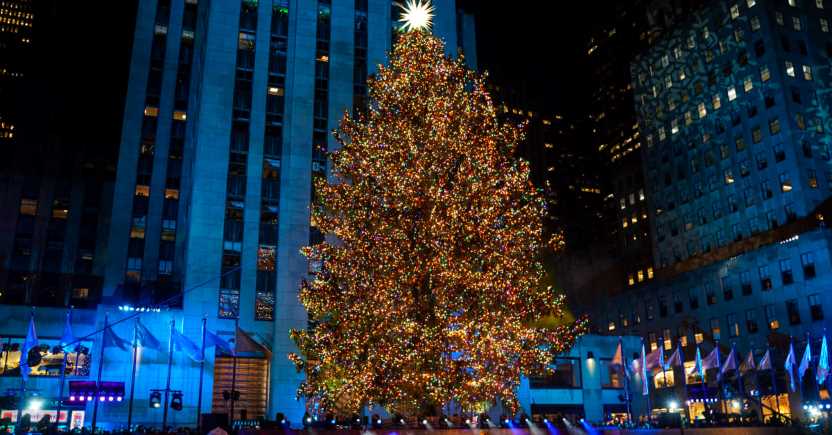 Rockefeller Plaza’s Iconic Christmas Tree Arrives in New York City, Ready to Kick Off the Festive Season