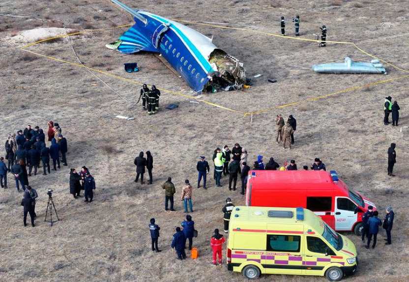 Azerbaijan Airlines Flight J2-8243 crashes in Kazakhstan, 42 feared dead