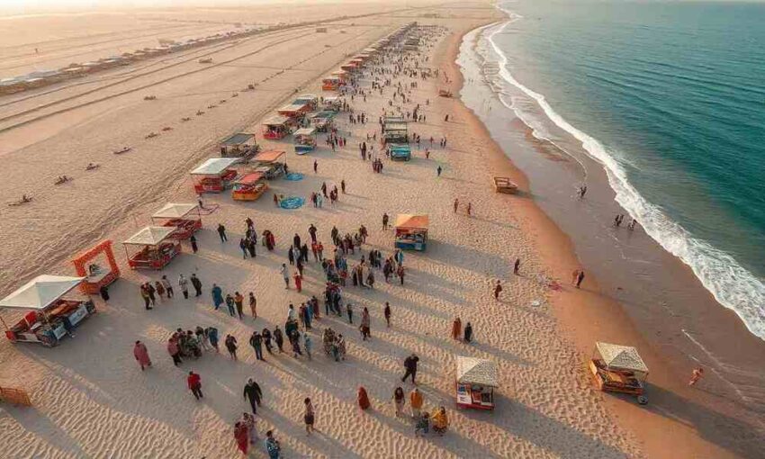 North Obhur’s First Sandy Beach Officially Opens In Jeddah