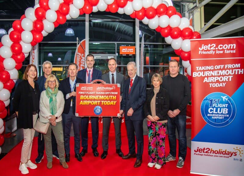 Jet2.com and Jet2holidays open their 12th UK base at Bournemouth Airport, marking the launch of their first-ever flight to the popular holiday destination Tenerife