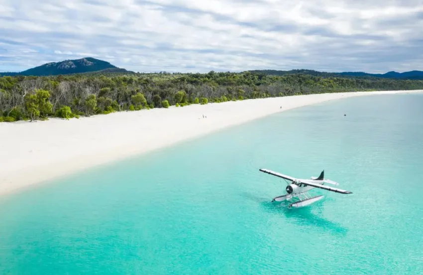 Australia in high speed jets helicopters and seaplanes