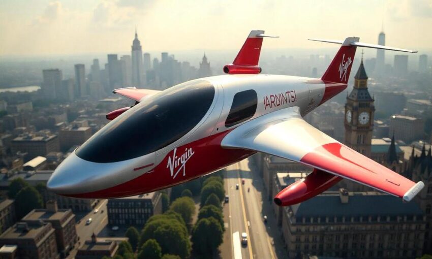 Virgin Atlantic Unveils Groundbreaking Flying Taxis For Ultra-Fast UK Travel